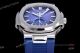 New Patek Philippe Nautilus Annual Calendar 5726 Blue Dial Blue Rubber Replica Watch (4)_th.jpg